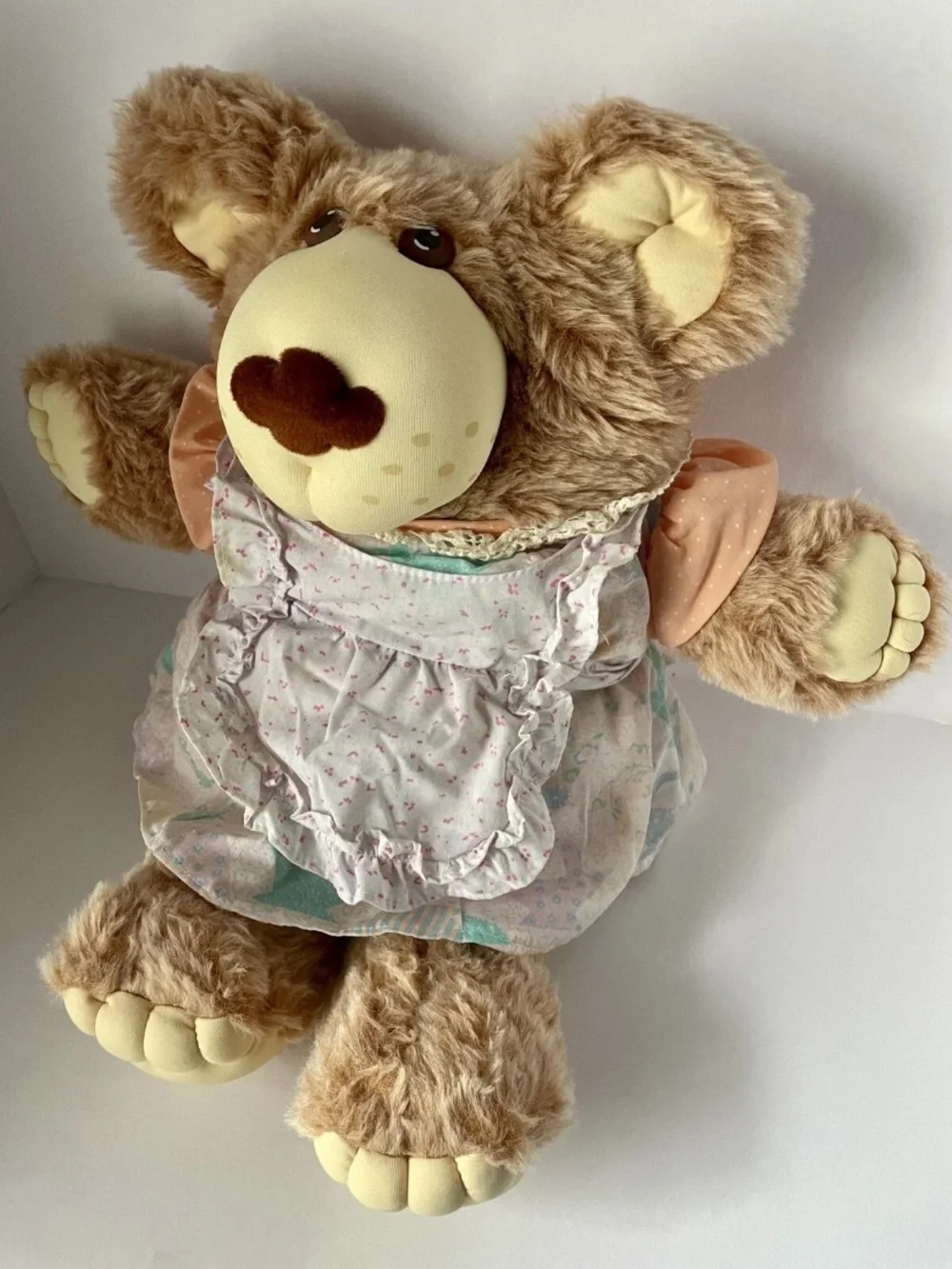 Vintage Furskins Hattie Plush Bear 23” Cabbage Patch Xavier Roberts 1984